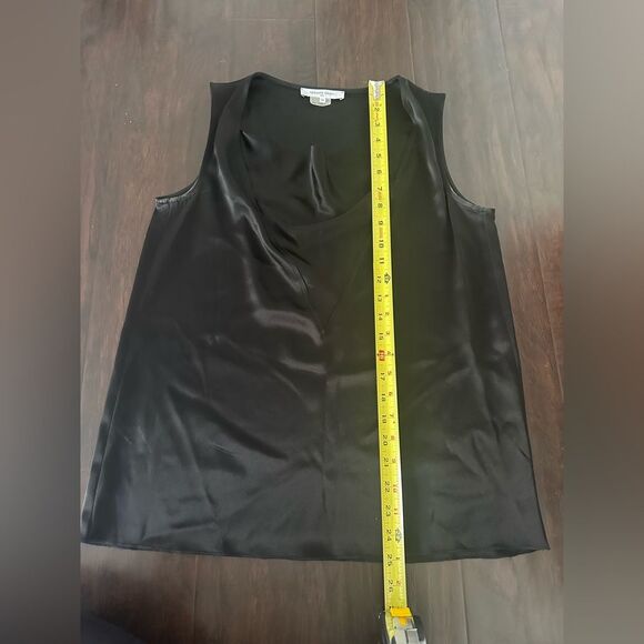 Gerard Darel black sleeveless satin blouse size 38 - Picture 8 of 8